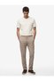 Viscose Pocket-Detail Summer Trousers with Tie Waist and Turn-Up Hem