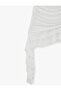 Stone Embellished Rose Appliqué White Women's Dress 6Sak80015Fk - 6