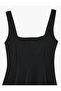 Crepe Scuba Fabric Black Women's Dress 6Sak80265Ek - 6