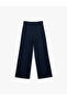 Belted High Waist Palazzo Trousers - 3