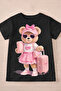 100% Cotton Children's T-Shirt with Sweet Suitcase and Teddy Bear Design - 2