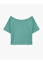 Cotton Boat Neck Short Sleeve Printed Oversize Sports T-Shirt - 4