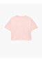 Crew Neck Short Sleeve Cotton Embroidered T-Shirt - 5