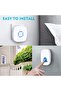 Sky-Touch Wireless Doorbell, Waterproof Wireless Doorbell Kit With 36 Bells And AdjUStable Volume; ) - 7