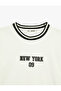 Comfortable Fit Short Sleeve Crew Neck Cotton College Printed T-Shirt - 5