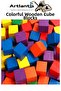 Colorful Wooden Cube Blocks 3X3X3Cm 32Pcs Wood Colorful Square Block Educational Developer Toy Cube Mat - 4