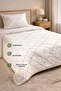 Single Pique Bedspread 160X230 Cotton Quilted with Pillowcase Modern - 4