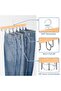 Wooden Belt Hanger with 14 Hooks In-Cabinet Organizer Belt Tie Bra Hanger - 5