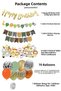 Safari Birthday Luxury Party Set Balloon Chain Streamer Table Top Standing Displays Set Maxi 84 Pieces - 2