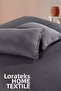 Seinaa |   100% Cotton Double 200X230 cm Knitted Pique Set with Button Detailed Pillowcase