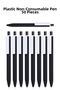 Plastic Ballpoint Pen 50Pcs Press-Type Ballpoint Pen School Business Office Ballpoint Pen
