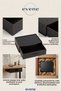 Hidden Drawer Organizer under Desk Storage Container Black Color Model 1 - 8