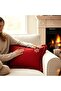 Embroidered Red Buldan Linen Pillowcase (50X70) 1 Piece Without Filling - 3