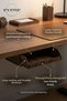 Hidden Drawer Organizer under Desk Storage Container Walnut Color Model 3 - 5
