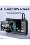 10 Mt Hard Cable Endoscope Camera with Screen and Dual Camera 8 mm 4.3 Inc Memory Card Supported - 4
