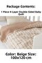 Baby Blanket 4 Layers Muslin 100X120 cm 100% Cotton Double Sided Baby Blanket Multi-Purpose - 2