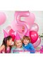 5 Years Old Pink Color Foil Balloon 34 Inch 80 cm for Birthday Party - 3