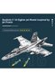 33022 American Mcdonnell Douglas F18 Hornet Strike Fighter Jet Aircraft Creative Building Block Set - 5