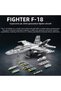 33022 American Mcdonnell Douglas F18 Hornet Strike Fighter Jet Aircraft Creative Building Block Set - 4