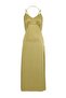 Yağ Yeşil Slip Maxi Dokuma Elbise TWOSS26EL00386 - 7