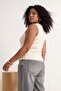 Stone Button Detailed Camisole Knitted Plus Size Blouse Tbbss26Af00100 - 3