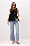 Açık Mavi Normal Bel Az Esnek Wide Leg Uzun Boy Jeans TWOSS26JE00151 - 2