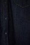 Koyu Mavi Çift Kullanım Ayarlanabilir Düğme 100% Pamuk Non-Stretch Denim Gömlek TBBSS26AX00016 - 5