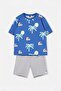 Indigo Tropical Knitted Bottom - Top Set Tkdss24Au00022 - 3