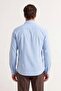 Mavi Normal Kalıp/Regular Fit Poplin Yazlık Erkek Dokuma Gömlek TMNSS26GO00030 - 3