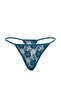 Petrol Dantelli Düğmeli Askılı Kapsız Külotlu Büyük Beden Babydoll/Fantezi Gecelik TBBSS26DH00006 - 9