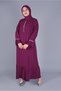 Pleated Wide Sleeve Sira Stone Printed Dress 20059 - 2