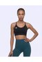 Julieta Women's Black Slim Sports Bra - 3