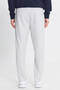 Men's Gray Cotton Standard Fit Regular Cut Tie-Waist Sweatpants with Side Pockets - 8