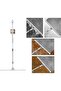 Silicone Floor Squeegee with Telescopic Handle, 180° Rotating Head, Multi-Surface - 6