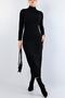Women's Mock Neck Long Sleeve Hijab Suitable Ribbed Knit Fabric Dress Boy 135 cm - 5
