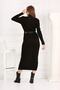 Women's Half Turtleneck Pencil Model Camisole Fabric Dress Hijab Suitable Height 135cm Without Belt - 6