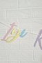 Macarons Colors Happy Birthday Banner Calligraphy Hand Lettering Birthday Wall Decor - 3