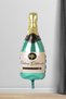 Champagne Bottle Shaped Foil Balloon Party Balloon Green