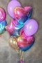 Rainbow Colors Heart Foil Balloon 18Inch 45cm - 2