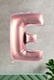 Letter E Rose Gold Foil Balloon 100 cm 40 Inch 1 Meter Initial Letter Balloon