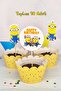 Minions Concept Toothpick Ornaments Cupcake Ornaments Luxury Large Size 10 Pack - 2