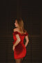 Dora velvet red dress - 4