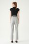 Gray Bel V Cut Belt Piece Trousers 8404A - 5