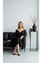 Off-The-Shoulder Midi Dress Chiffon Sleeves Elegant Cut - 4