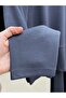 Darinka Front-Gazi Stitched Skirt Suit-Nl673 Anthracite - 5