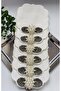 Serving Napkin, Cocktail Napkin, Coffee Side Serving Napkin 6 Pieces - 3