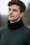 Winter Black Neck Collar Beret Buff
