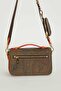 Levi̇d'Or Brown Handbag with Hanger Wallet Detail - 7