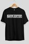 Gayış Edution Front Printed Black Oversized t-shirt Men Women Crew Neck - 2