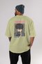 Toushirou Hijikata 2 Anime Back Printed Beige Oversize t-shirt 100% cotton Men Women - 4